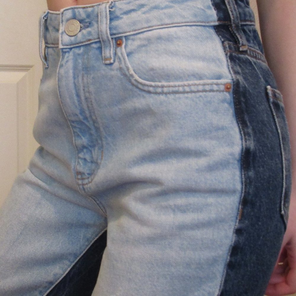 Pacsun Two Toned Mom Jeans